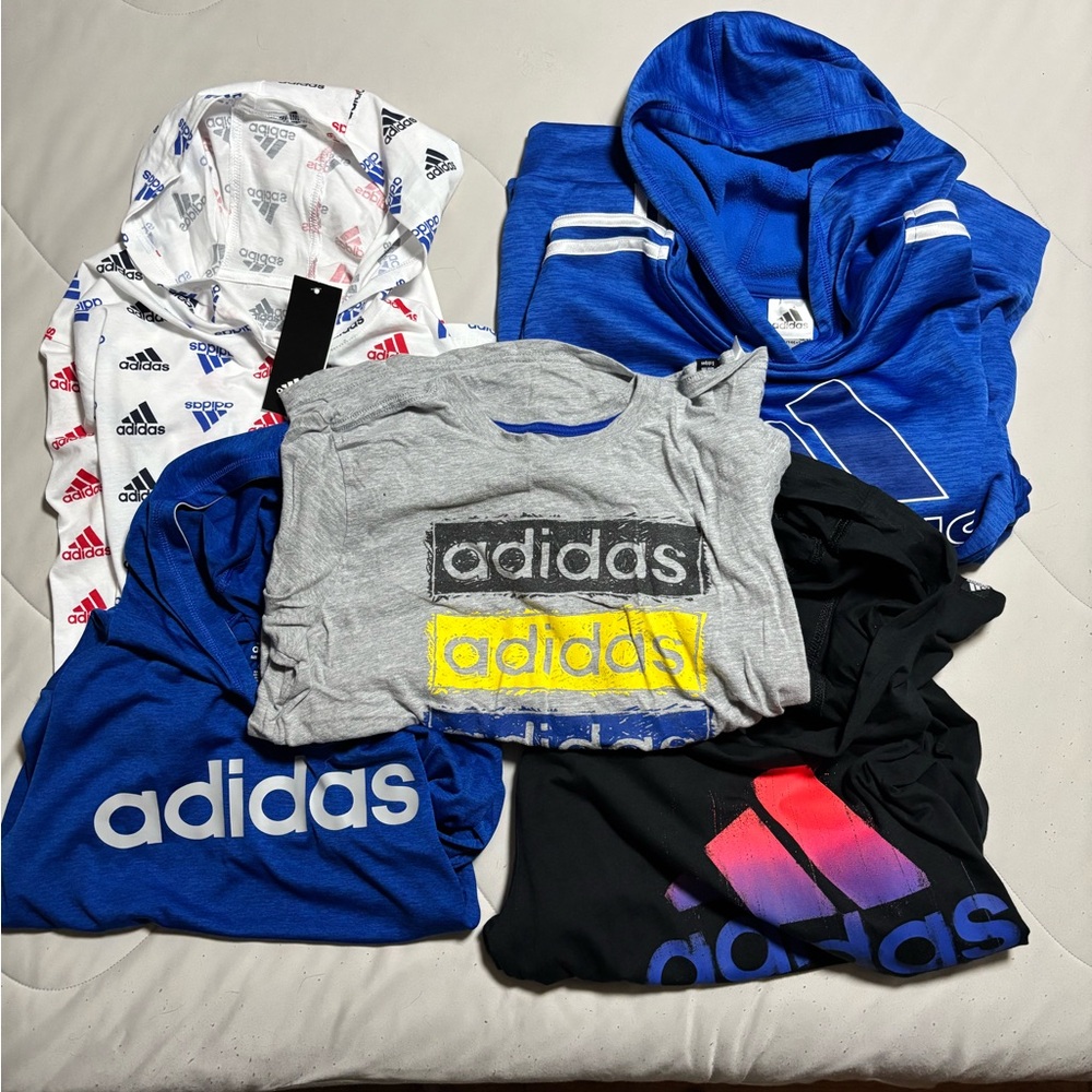 Adidas boy’s 14-16 YL shirt bundle